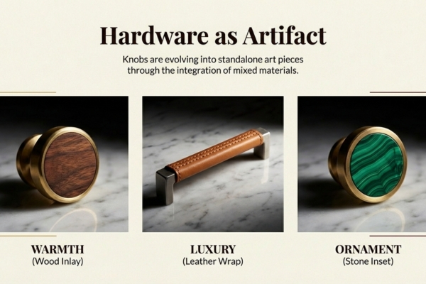 mixed material cabinet hardware trend
